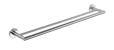 Handduksstång Steel 65cm Dubbel Rostfri Look