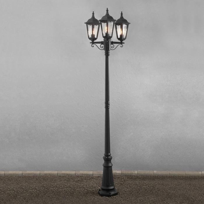 Lyktstolpe Firenze 3-arm E27 2.2m