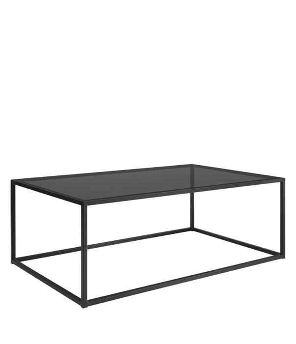 Reeves Soffbord Smoke Grey Glass 75x135x45cm