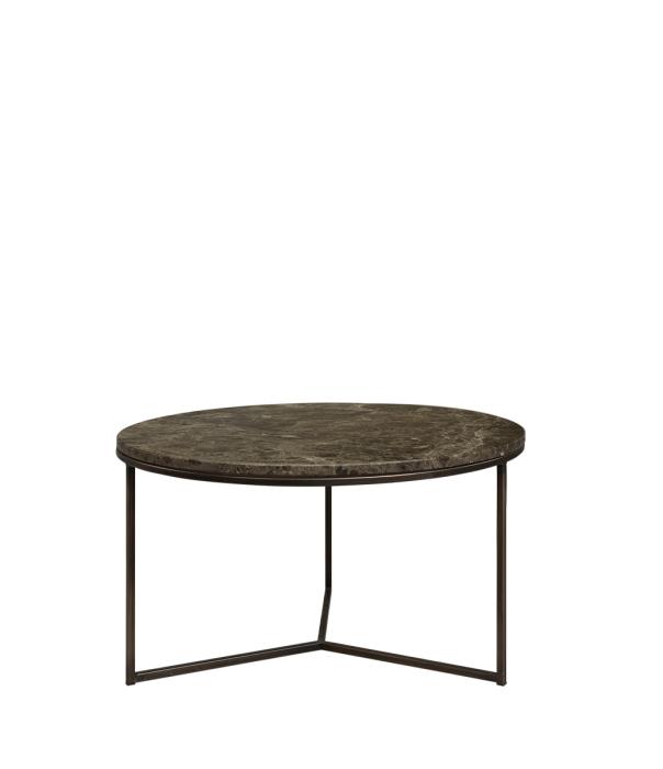 Cedes Soffbord Marmor Mörkbrun