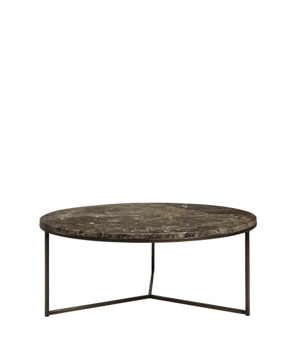 Cedes Soffbord Marmor Mörkbrun