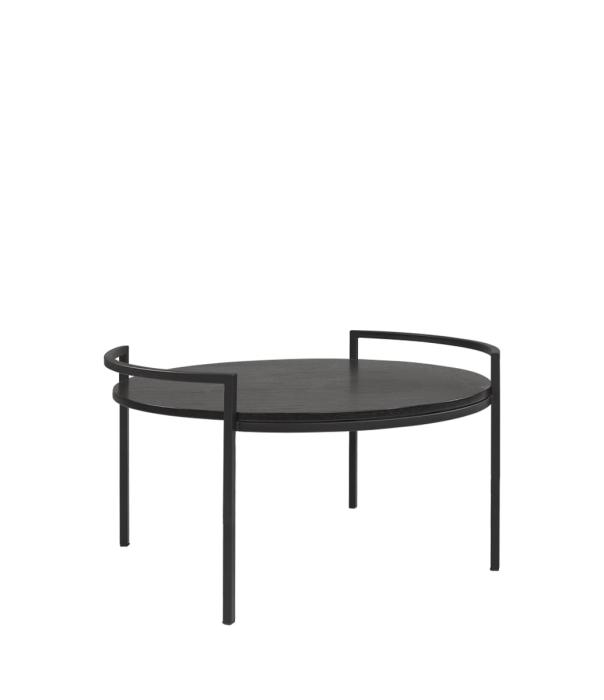 Capulus Soffbord Svart Ø90cm