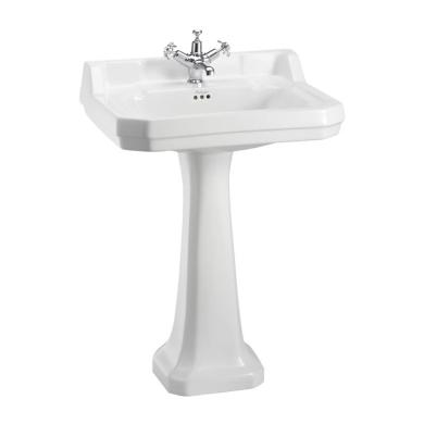 Tv&auml;ttst&auml;ll Edwardian 61 cm 2 Blandarh&aring;l med Piedestal