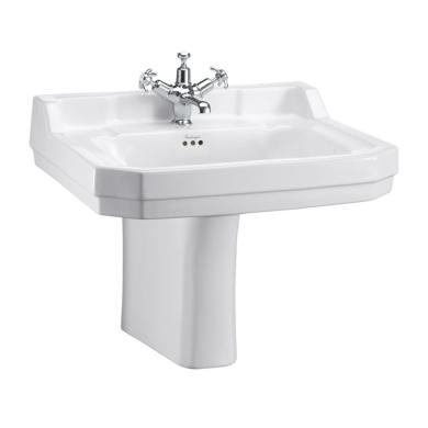 Tv&auml;ttst&auml;ll Edwardian 61 cm 2 Blandarh&aring;l med Semi Piedestal