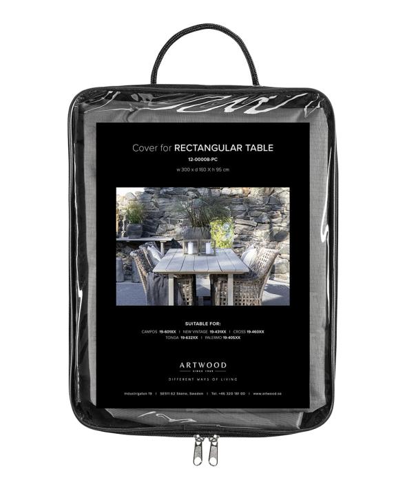 Skyddsöverdrag till Rektangulärt Matbord Large