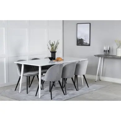 Rektangul&auml;r matgrupp Polar, Velvet