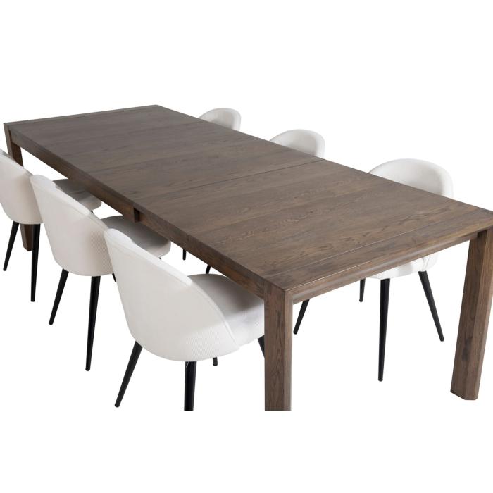 Rektangulär matgrupp Slider, Velvet