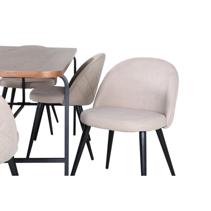 Rektangulär matgrupp Uno, Velvet