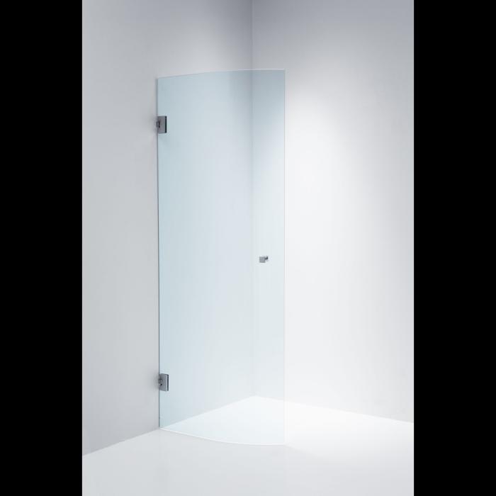 Duschdörr Halv Corny Design Klarglas