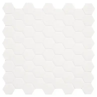 Mosaik Hexa White Matt 4,3x3,8