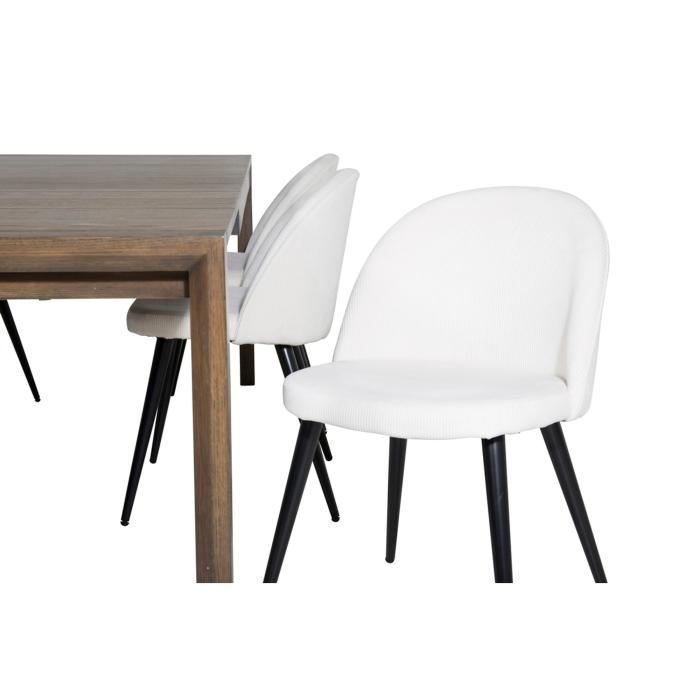 Rektangulär matgrupp Slider, Velvet