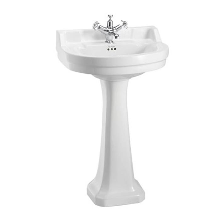 Tvättställ Edwardian Rundat 56 cm 2 Blandarhål