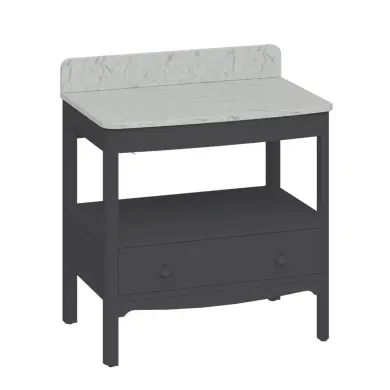 Kommod med Tv&auml;ttst&auml;ll Golvst&aring;ende Guild 85 cm med Handtag & B&auml;nkskiva