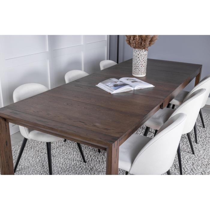 Rektangulär matgrupp Slider, Velvet