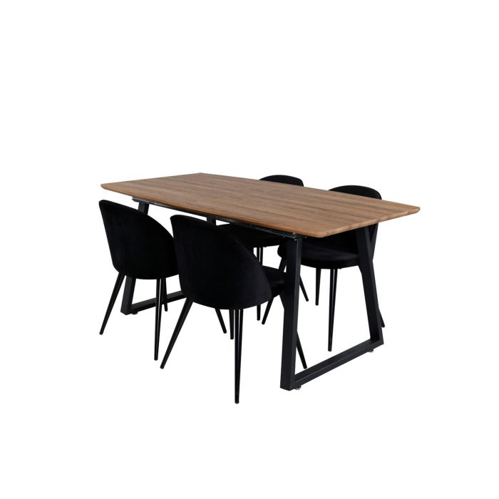 Rektangulär matgrupp Inca, Velvet