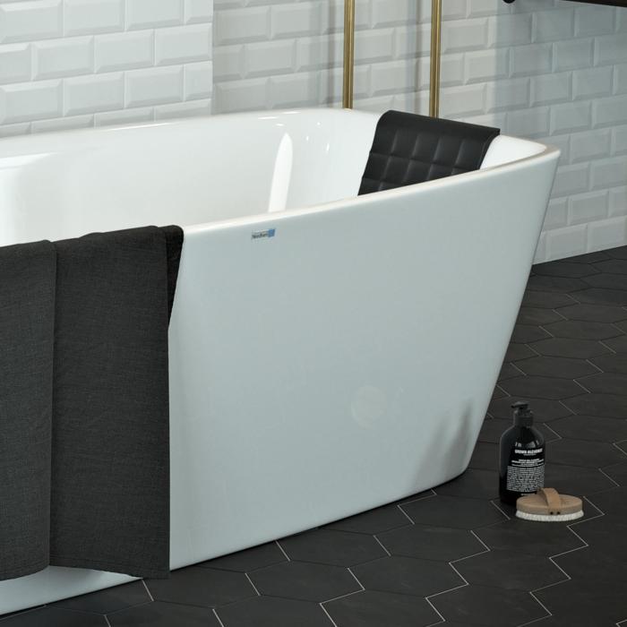 Svart Nackkudde till Badkar