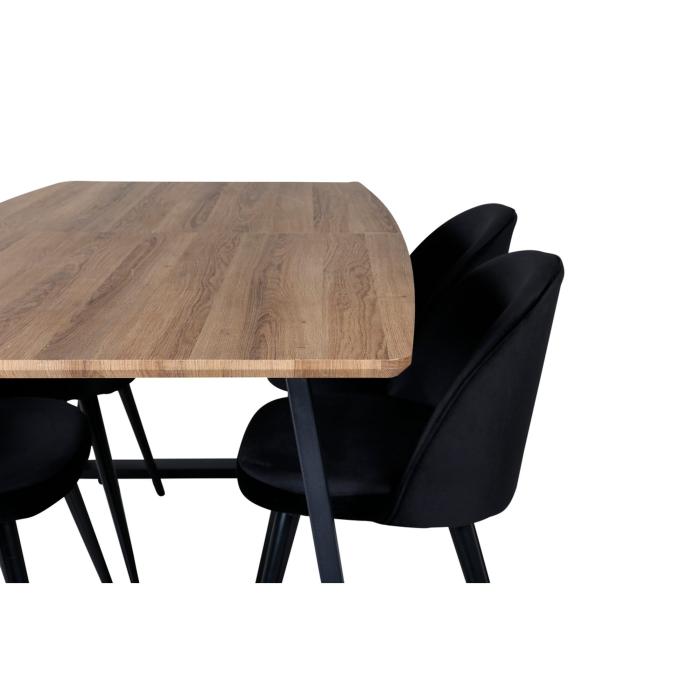 Rektangulär matgrupp Inca, Velvet