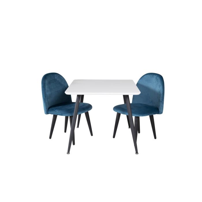 Rektangulär matgrupp Velvet, Polar