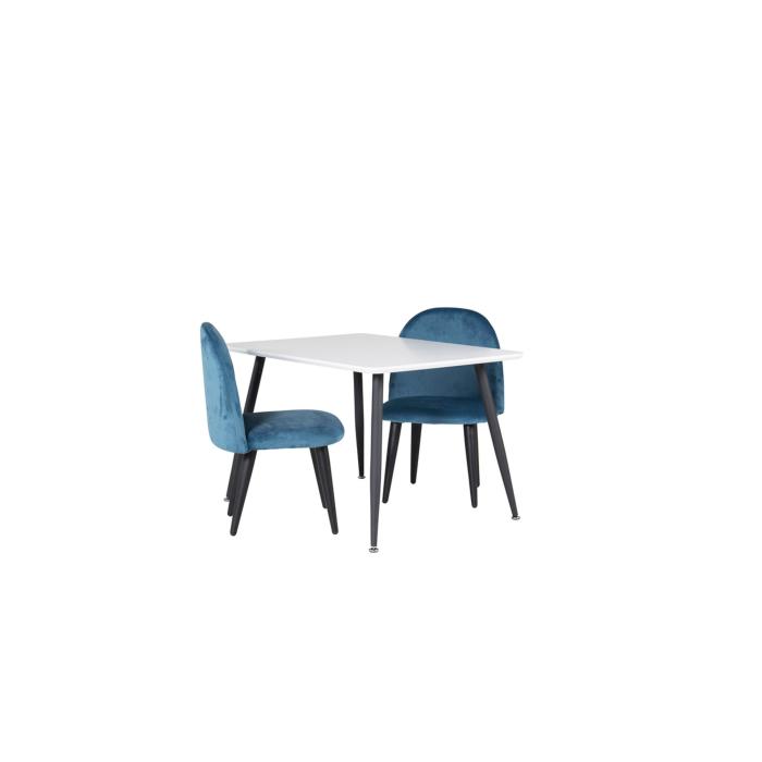 Rektangulär matgrupp Velvet, Polar