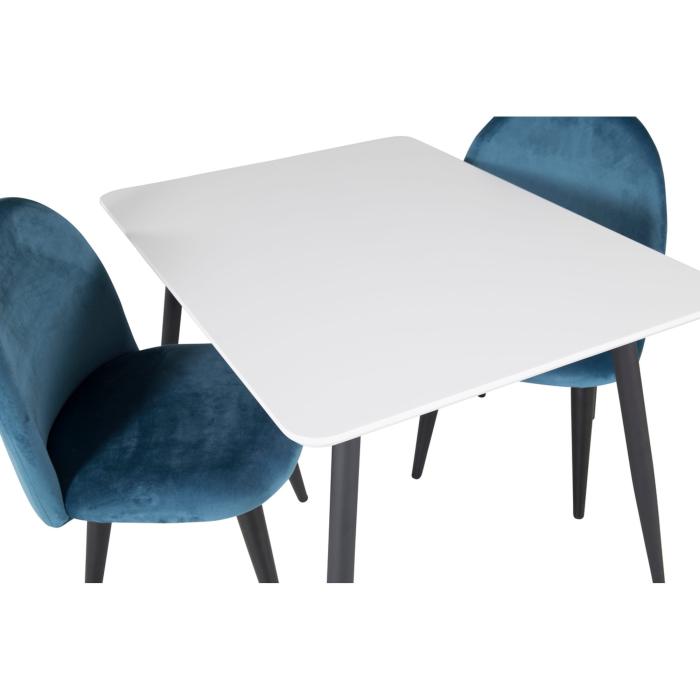 Rektangulär matgrupp Velvet, Polar