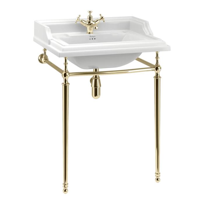 Tvättställ Classic 65 cm 3 Blandarhål med Ställning
