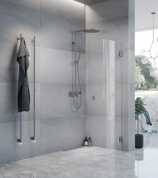 (Utgått) Duschdörr Grace Rund