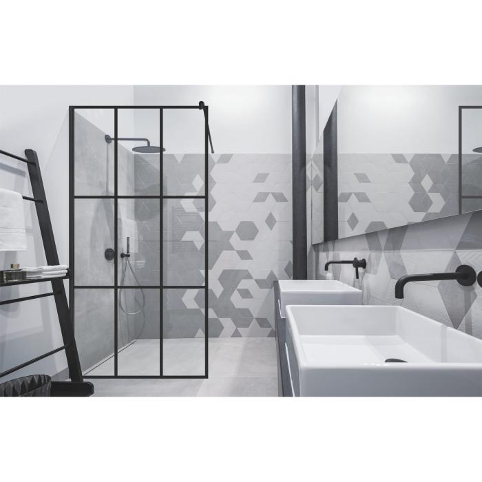 Duschvägg Industrial Decor Solo Cube 850x2000 mm