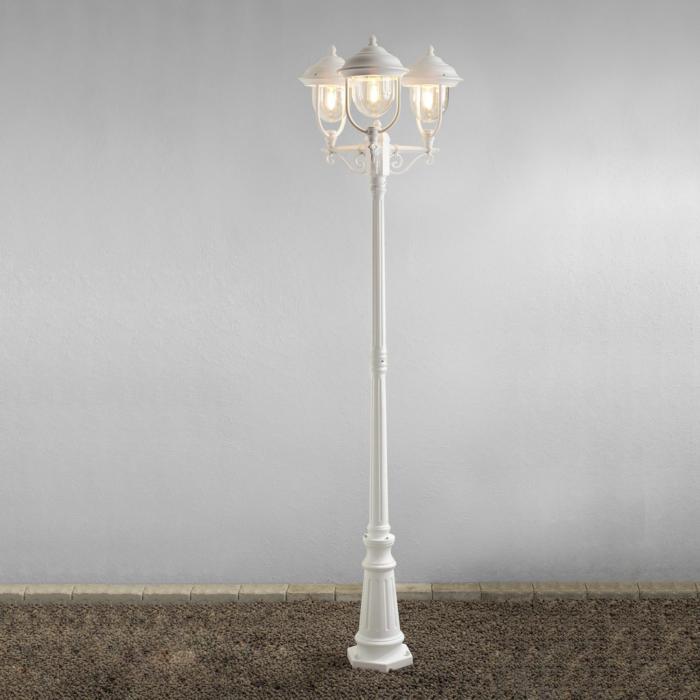 Lyktstolpe Parma 3-arm E27 2.18m