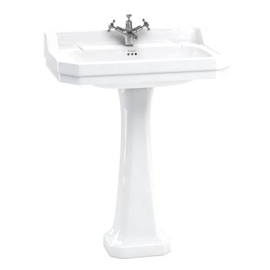 Tv&auml;ttst&auml;ll Edwardian 80 cm 1 Blandarh&aring;l med Classic Piedestal