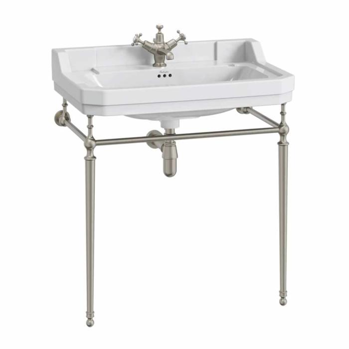 Tvättställ Edwardian 80 cm 1 Blandarhål med Ställning