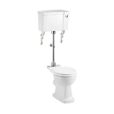 Toastol Mellanh&ouml;g Standard Smal Cistern 44, Soft-close, Knapp, R&ouml;rkit