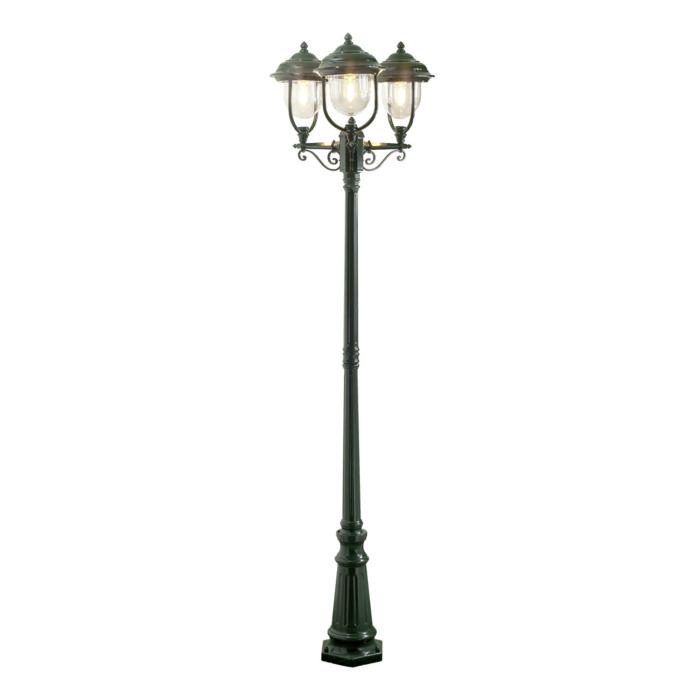 Lyktstolpe Parma 3-arm E27 2.18m