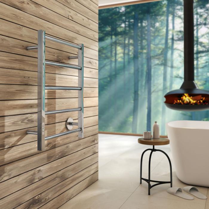 Handduksvärmare Dry Elektrisk Krom Kompakt med Timer