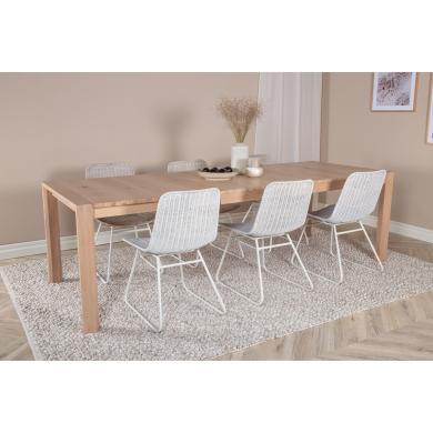 Rectangular Dining Set Slider, Cirebon