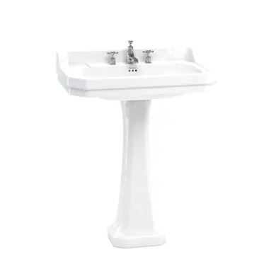 Tv&auml;ttst&auml;ll Edwardian 80 cm 3 Blandarh&aring;l med Classic Piedestal
