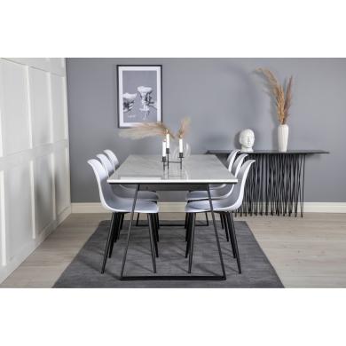 Rectangular Dining Set Estelle, Polar Plast