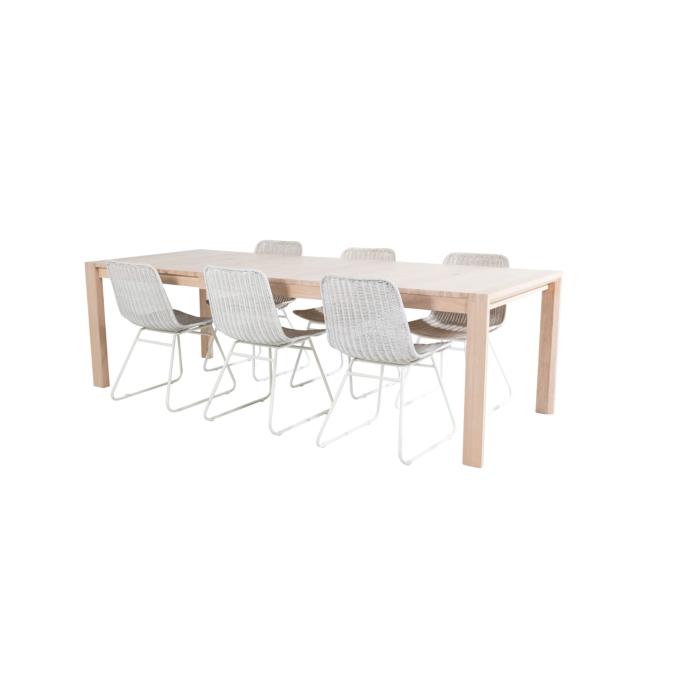 Rectangular Dining Set Slider, Cirebon