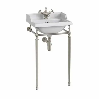 Tv&auml;ttst&auml;ll Classic 50 cm 1 Blandarh&aring;l med St&auml;llning i Borstad Nickel