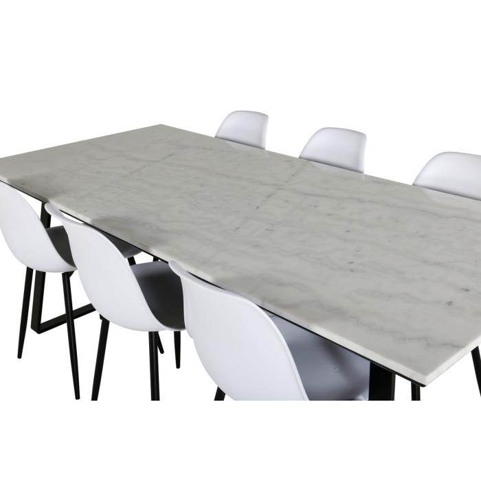 Rectangular Dining Set Estelle, Polar Plast