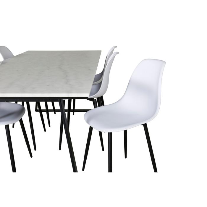 Rectangular Dining Set Estelle, Polar Plast