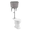 Toastol Mellanh&ouml;g med Aluminium Cistern, Soft-close & Kromad Knapp