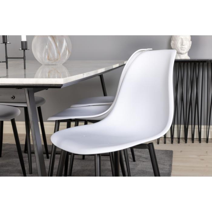 Rectangular Dining Set Estelle, Polar Plast