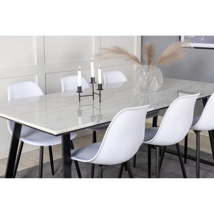 Rectangular Dining Set Estelle, Polar Plast