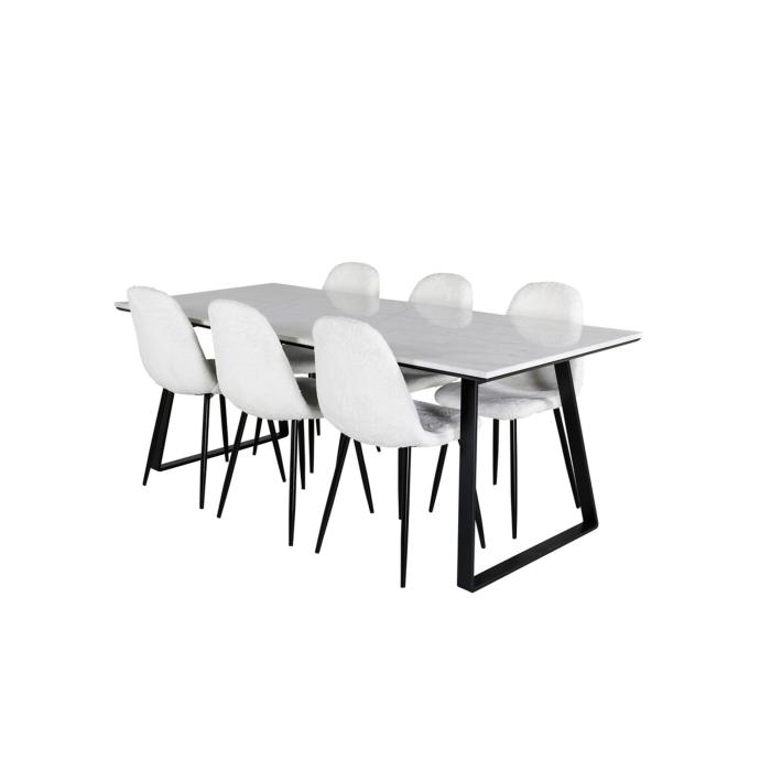 Rectangular Dining Set Estelle, Polar