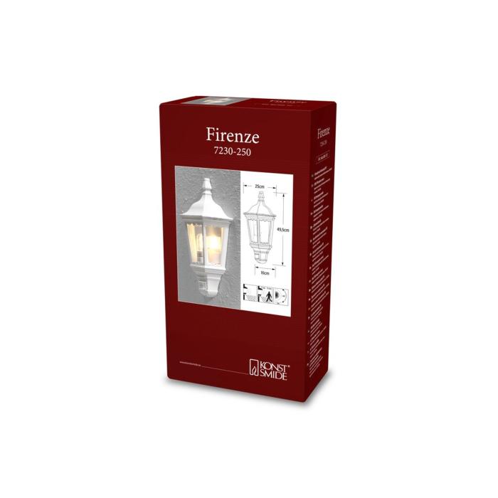 Vägglampa Ute Firenze Sensor E27