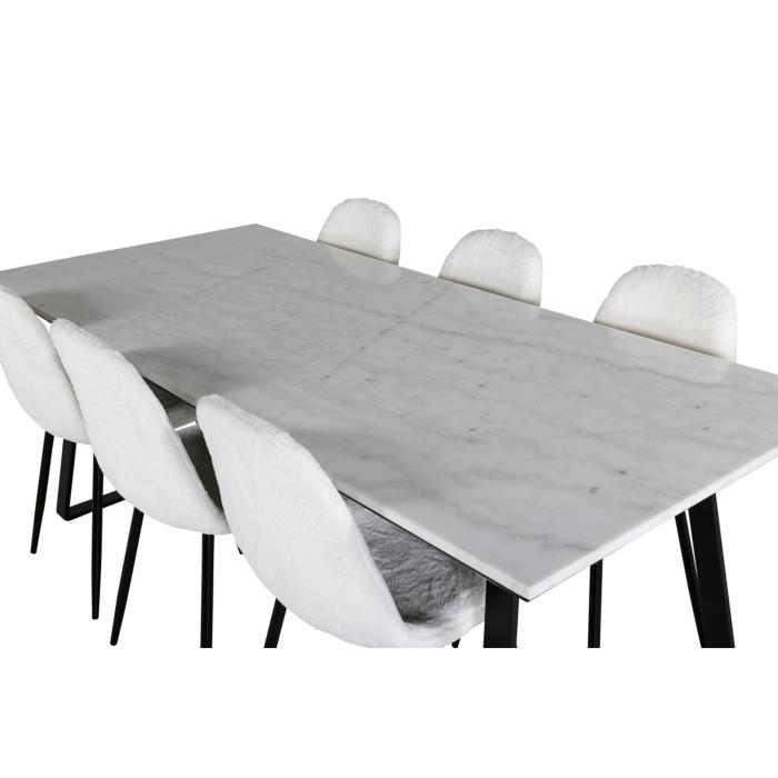 Rectangular Dining Set Estelle, Polar