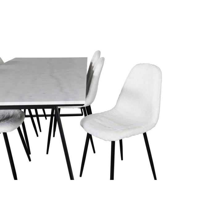 Rectangular Dining Set Estelle, Polar