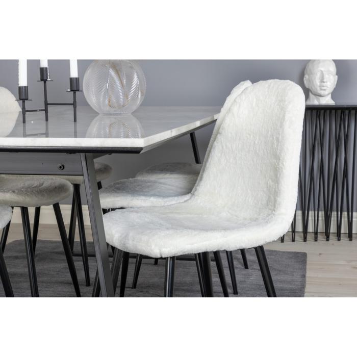 Rectangular Dining Set Estelle, Polar