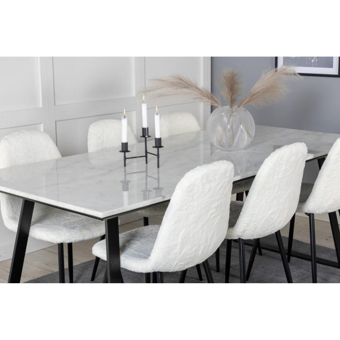 Rectangular Dining Set Estelle, Polar