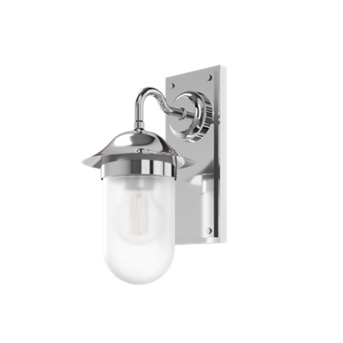 Vägglampa Guild Frostat Glas